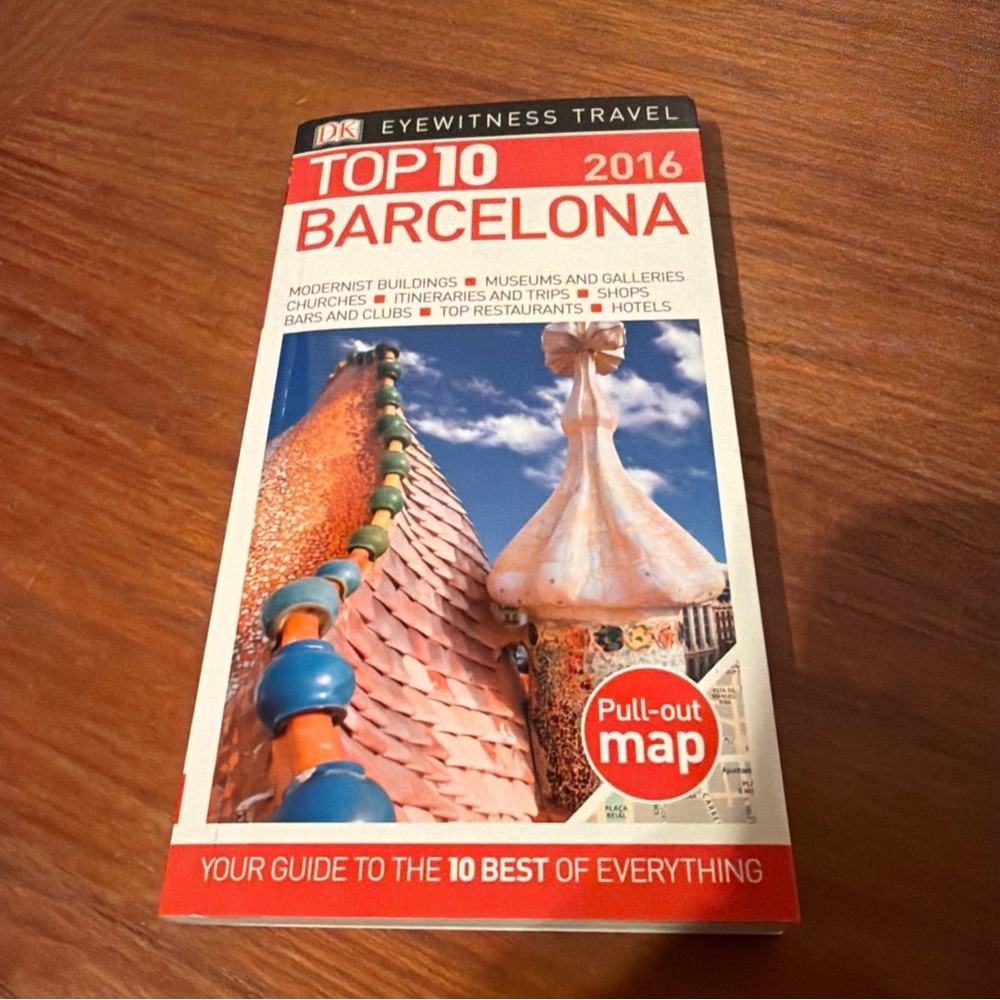 DK Eyewitness Travel Book BARCELONA Top 10, 2016, Maps Index Itineraries